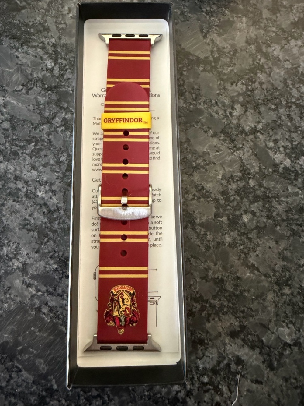Gryffindor Apple Watch Band - Red & Gold Harry Potter Strap